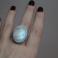Pierścionki pierścionek srebro księżycowy retro vintage