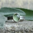 Pierścionki zielony kamień,oliwin,pierścionek