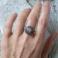 Pierścionki pierścionek z różowym labradorytem