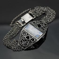 bransoletka,okazała,oryginalna,wire-wrapping - Bransoletki - Biżuteria