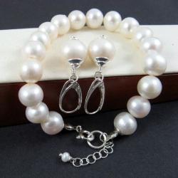 perłowy,klasyczny - Komplety - Biżuteria