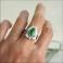 Pierścionki zielony pierścionek,diopsyd chromowy