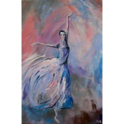 baletnica,tancerka,taniec - Obrazy - Wyposażenie wnętrz
