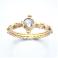 Pierścionki złoty pierścionek różaniec z diamentem