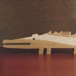 dekoracja z drewna,krokodyl - Inne - Wyposażenie wnętrz