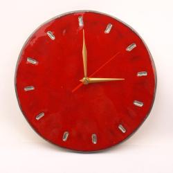zegar ceramiczny,zegar z gliny - Zegary - Wyposażenie wnętrz