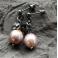 Kolczyki Surowe perły- Srebrne kolczyki