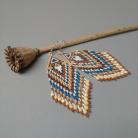 Kolczyki kolczyki długie,z frędzlami,kolorowe,indiańskie
