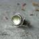 Pierścionki srebrny pierścionek z zielonym ametystem