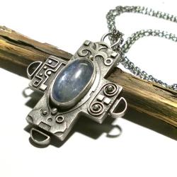 wisior,srebro,kyanit - Wisiory - Biżuteria